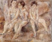 Jules Pascin Three Lass oil painting artist